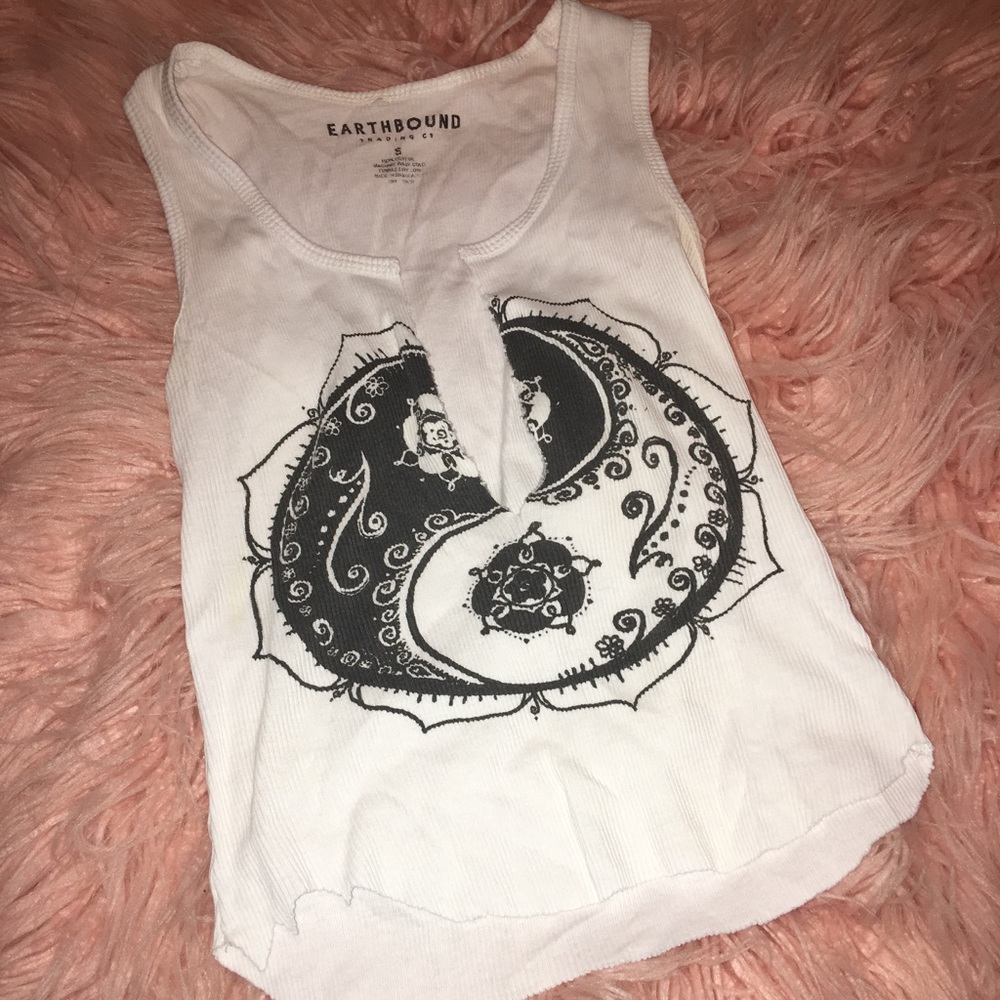 Earthbound cut out crop top
